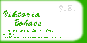 viktoria bohacs business card